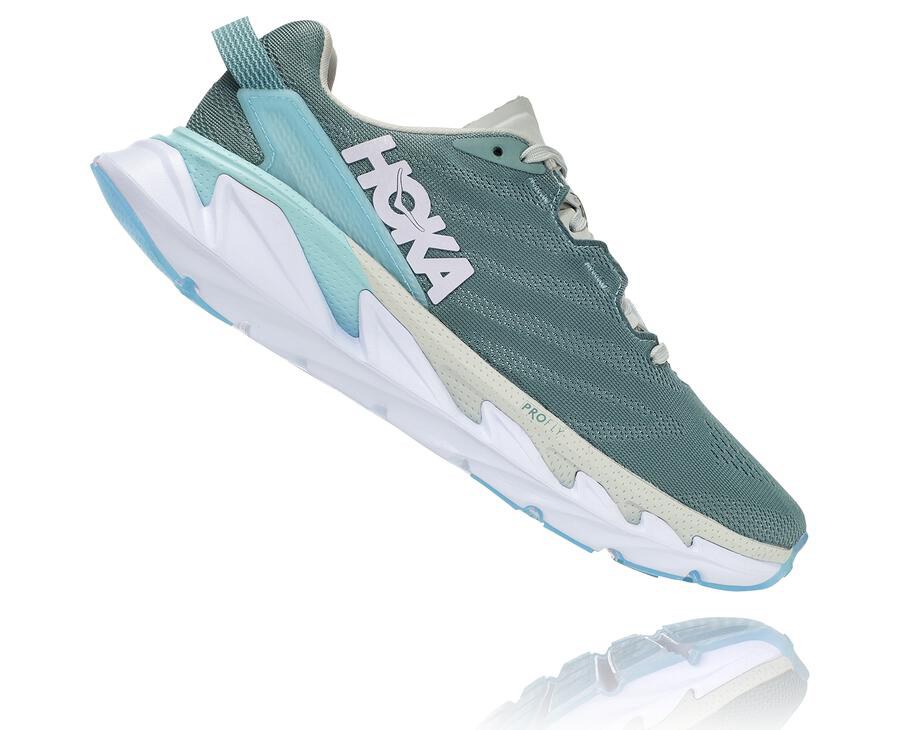 Hoka One One Elevon 2 Löparskor Dam - Blå/Vita - HQMDO-4860